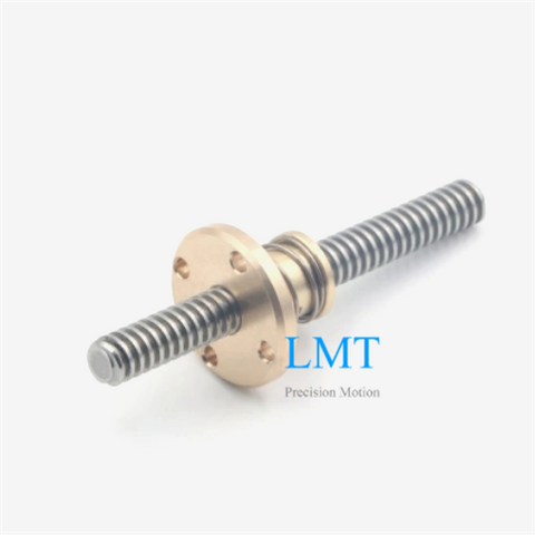 Tr10x2 Stainless Steel Lead Screw Rod with Flange Nut