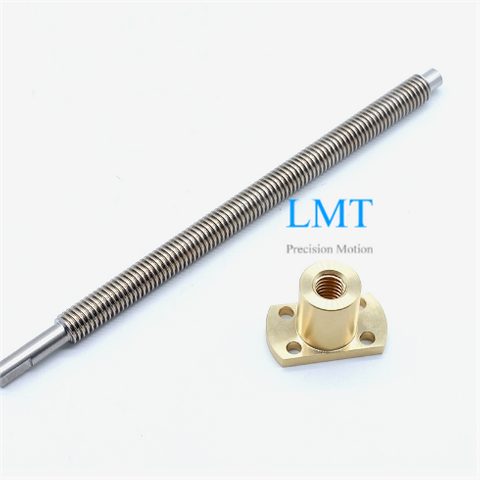 Tr10x1.5 ROHS Compliant Rolled Lead Screw with Various Nut