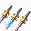 Diameter 9.525mm 9.525*12.7 Stainless Steel 29° Thread Angle ACME Screw Rod with Bronze Nut