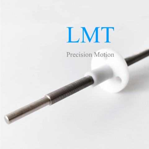 Tr8x0.5 ROHS Compliant Lead Screw 0.5mm Pitch Single Thread Start T8 Screw with Plastic Nut