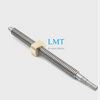 Diameter 9.525mm Lead 1.5875mm Stainless Steel ACME Lead Screw A9.525x1.5875 with Bronze Nut
