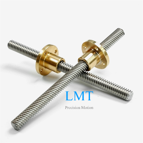10mm Diameter 12mm Lead Tr10x12 Lead Screw with Copper Alloy Nut