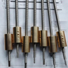 Diameter 8mm Lead 4mm Tr8x4 T8x4 Trapezoidal Lead Screw Rod And Brass Round Nut