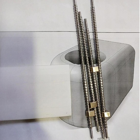 Diameter 4mm Lead Pitch 3mm Tr4x3 T4x3 SUS304 Trapezoidal Lead Screw with Nut