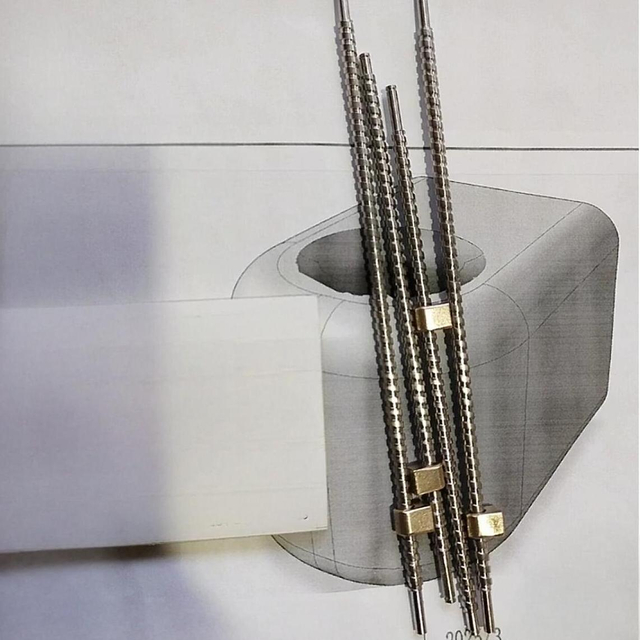 Diameter 4mm Lead Pitch 3mm Tr4x3 T4x3 SUS304 Trapezoidal Lead Screw with Nut