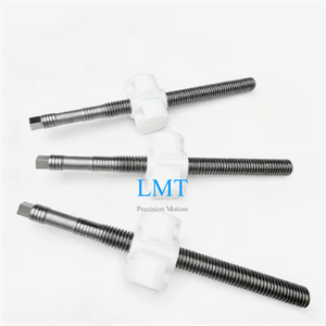 Diameter 14mm Lead 4mm Tr14x4 T14x4 Carbon Steel Lead Screw And POM Nut