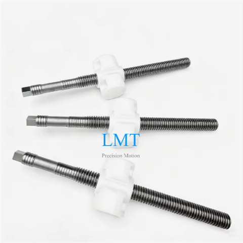 Diameter 14mm Lead 4mm Tr14x4 T14x4 Carbon Steel Lead Screw And POM Nut