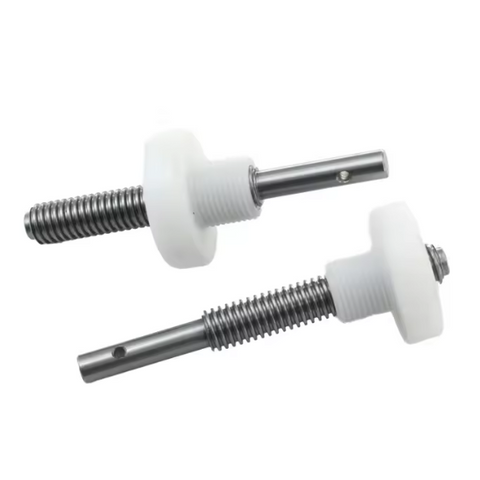 OD 6mm Pitch 1mm Tr6x1 T6x1 SUS304 Lead Screw with Flange Acetal Nut