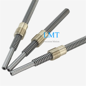 16mm Diameter 3mm Lead Tr16x3 Lead Screw And Bronze Threaded Mount Nut