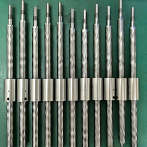 Diameter 10mm Pitch 2mm 1002 Ball Screw And Sleeve Type Single Nut