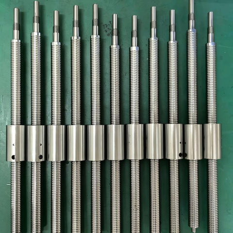 Diameter 10mm Pitch 2mm 1002 Ball Screw And Sleeve Type Single Nut