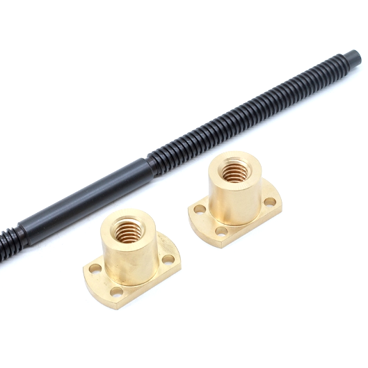 T8x4 Diameter 8mm Lead 4mm Bi-directional Lead Screw