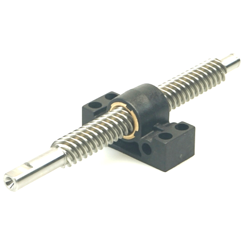 Tr10x12 Dia 10mm Lead 12mm Trapezoidal Screw And Nut