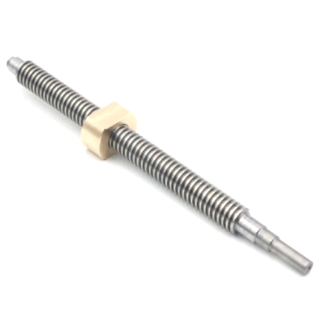 Tr8x1.5 Smooth Rolled Trapezoidal Lead Screw And Nut