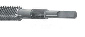 Lead screw shaft end machining Fixed Journal with flat