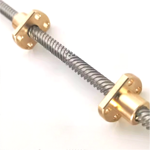 Tr10x6 Bi-directional Trapezoidal Screw with Custom Nut