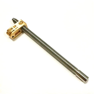 6.35×0.6096 Dia 6.35mm Lead 0.6096mm Rolled ACME Screw with Nut
