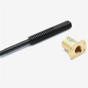 9.525x2.54 9.525mm Diameter 2.54mm Lead Imperial ACME Lead Screw with Nut ROHS Compliant