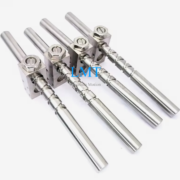 150mm Length 50mm Stroke 10*10 Stainless Steel Reciprocating Thread Self Reversing Screw And Nut