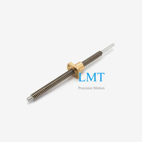 Tr8x4 ROHS Compliant Rolled Lead Screw with Copper Alloy Nut