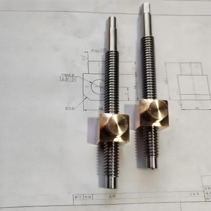 Diameter 8mm Lead 1.5mm Tr8x1.5 T8x1.5 Trapezoidal Lead Screw with Bronze Nut