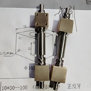 T10x30 Tr10x30 High Speed Right And Left Hand Thread Lead Screw with Brass Square Nut