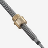 Diameter 16mm Pitch 4mm Tr16x4 C45 Lead Screw And Bronze Threaded Mount Nut