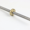 Diameter 8mm Pitch 1.5mm Tr8x1.5 Lead Screw And Brass Round Flange Nut