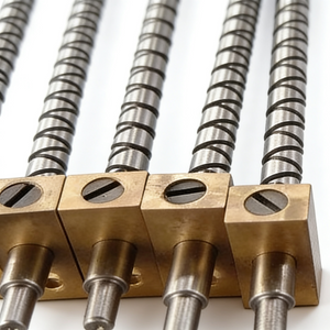 Diameter 10mm 12mm 16mm 20mm Self-reversing Diamond Screw And Brass Bronze Block Nut