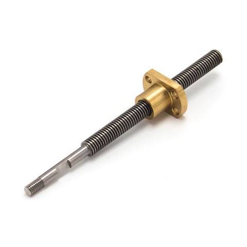 Diameter 8mm Lead 2mm T8x2 Trapezoidal Screw