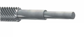 Lead screw shaft end machining float with Journal end