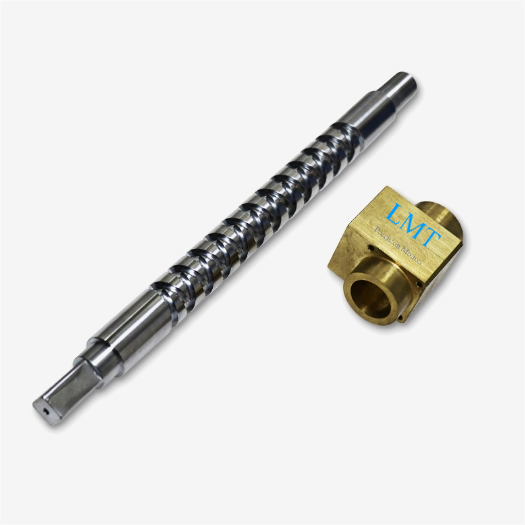 25x16 Diameter 25mm Pitch 16mm Stainless Steel Self Reversing Screw with Copper Nut