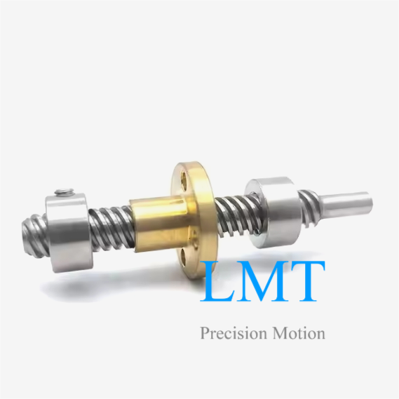 Tr10x8 Rolled Lead Screw 2mm Pitch 4 Starts T10 with Nut ROHS Compliant