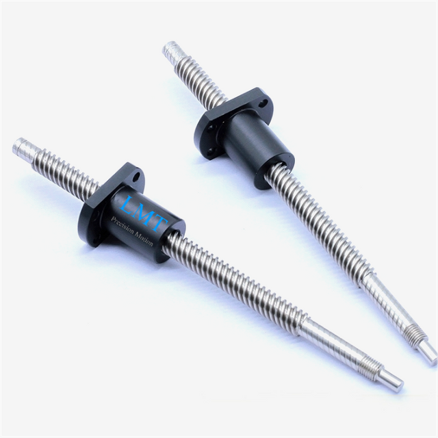 9.525mm Diameter 12.7mm Lead Rolled Imperial A9.525x12.7 ACME Lead Screw with Flange Nut 