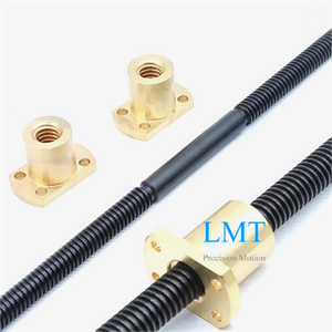Tr10x4 ROHS Compliant Bidirectional Lead Screw with Copper Alloy Nut