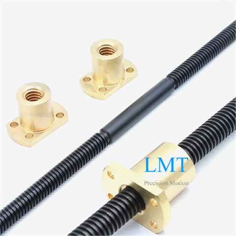 Tr10x4 ROHS Compliant Bidirectional Lead Screw with Copper Alloy Nut