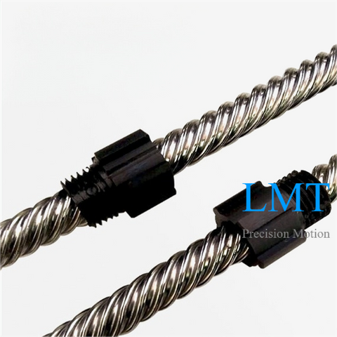 Tr10x30 Lead Screw 5mm Pitch 6 Thread Starts T10 with Plastic Nut ROHS Compliant