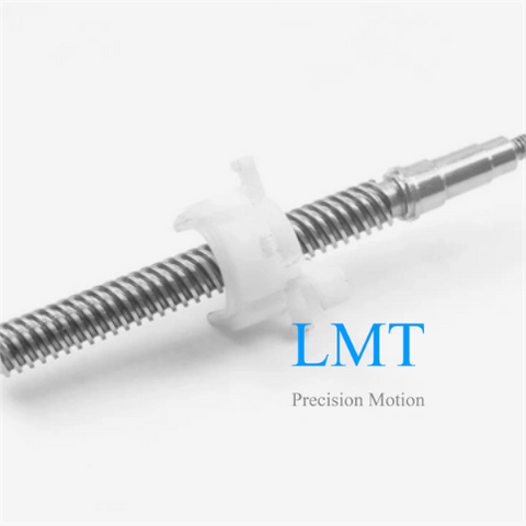 Tr6x8 ROHS Compliant Rolled Lead Screw Rod with Plastic Nut