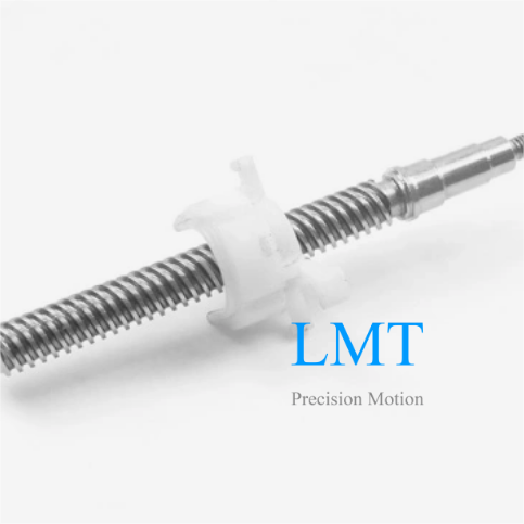 Tr6x8 ROHS Compliant Rolled Lead Screw Rod with Plastic Nut