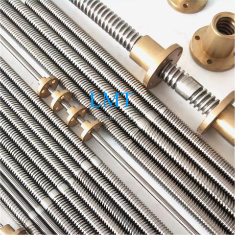 Tr10x10 Bidirectional Screw 2mm Pitch 5 Thread Starts T10 Twin Lead Screw with Nut