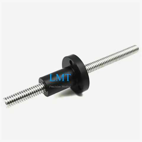 2mm Pitch 2 Starts Tr12x4 Stainless Steel Lead Screw T12 with Flange Nut