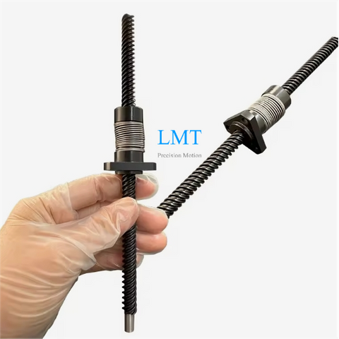 T6 Diameter 6mm Lead 8mm Tr6x8 Lead Screw Pitch 2mm 4 Thread Starts with Anti-backlash Nut