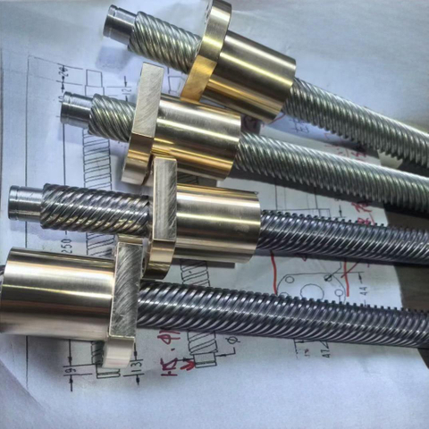 20mm Diameter 40mm Lead T20x40 Tr20x40 High Speed Lead Screw with Bronze Flange Nut
