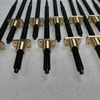 OD 16mm Pitch 2mm Tr16x2 C45 Black Oxide Lead Screw And Bronze Flange Nut