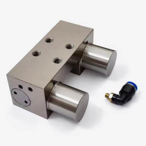 Pneumatic Normally Closed Linear Guide Clamp for THK HSR25 | Zimmer MKS Series Replacement
