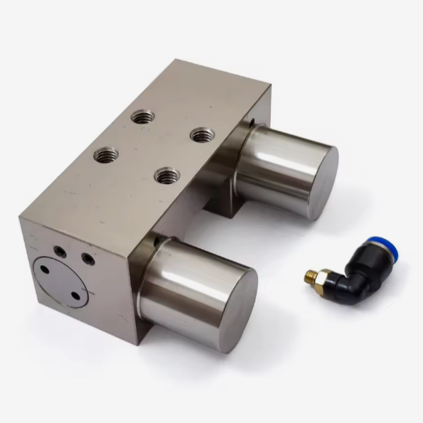 Pneumatic Normally Closed Linear Guide Clamp for THK HSR25 | Zimmer MKS Series Replacement
