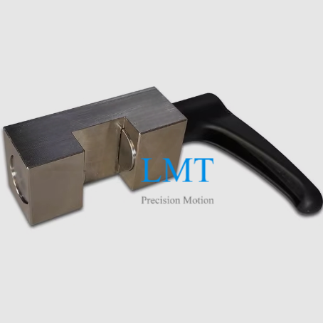 Nickel-Plated Rail Clamp Fixes 25mm Linear Guide Sliders Manually 