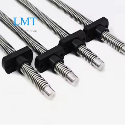 T10x3 Diameter 10mm Lead 3mm Affordable Lead Screw with Flange Nut