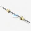 Tr10x3 Diameter 10mm Smooth Bidirectional Lead Screw with Flange Nut