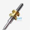 Diameter 9.525mm 9.525*12.7 Stainless Steel 29° Thread Angle ACME Screw Rod with Bronze Nut